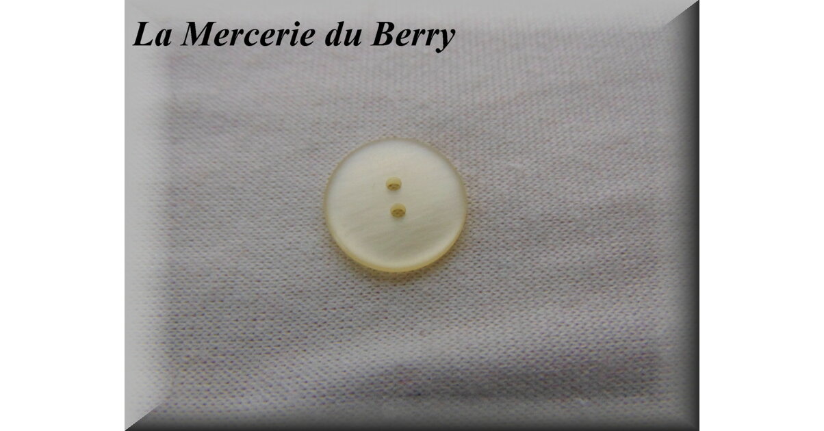 Bouton Vintage Jaune Citron - Mercerie Ancienne - Lot De 1 à 10 Pièces - Occasion